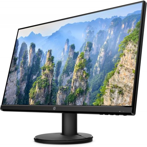 에이치피 HP V24i FHD Monitor 23.8-inch Diagonal Full HD Computer Monitor with IPS Panel and 3-Sided Micro Edge Design Low Blue Light Screen with HDMI and VGA Ports (9RV15AA#ABA)