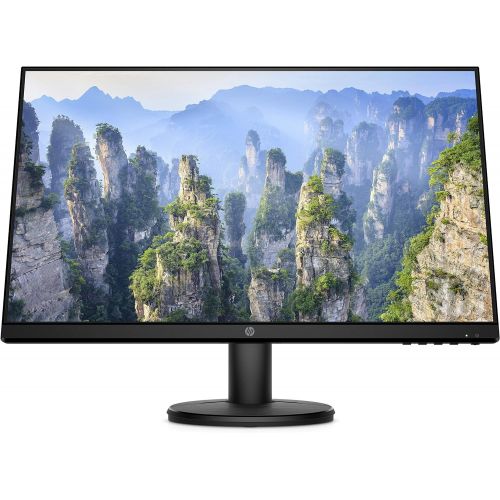 에이치피 HP V24i FHD Monitor 23.8-inch Diagonal Full HD Computer Monitor with IPS Panel and 3-Sided Micro Edge Design Low Blue Light Screen with HDMI and VGA Ports (9RV15AA#ABA)