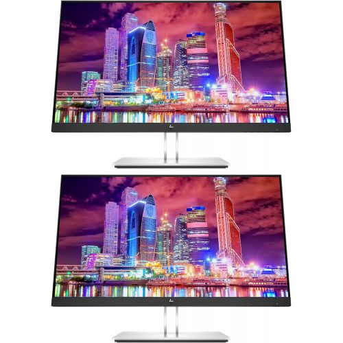 에이치피 HP EliteDisplay E24q G4 24 Inch IPS LED Backlit Monitor 2-Pack, QHD