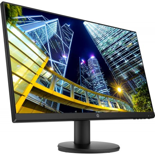 에이치피 HP P24v G4 24 Inch FHD IPS LED-Backlit LCD Monitor Bundle with HDMI, Blue Light Filter, MK270 Wireless Keyboard and Mouse Combo, Gel Pad