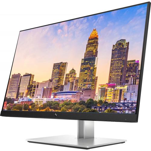 에이치피 HP EliteDisplay E27 G4 27 Inch IPS LED Backlit Monitor 2-Pack Bundle with FHD 1920 x 1080, Blue Light Filter, HDMI, VGA, DisplayPort