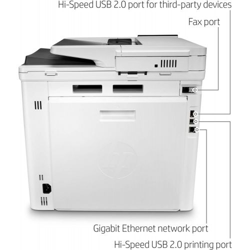 에이치피 HP Color LaserJet Enterprise M480f Multifunction Duplex Printer (3QA55A)