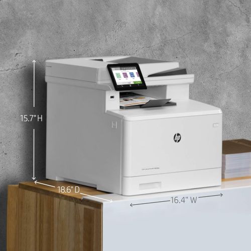 에이치피 HP Color LaserJet Pro Multifunction M479fdn Laser Printer with One-Year, Next-Business Day, Onsite Warranty, Works with Alexa (W1A79A) ? Built-in Ethernet