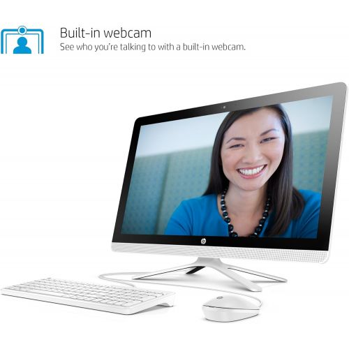 에이치피 HP 24-g020 23.8 All-In-One Desktop (AMD A8-7410, 8GB RAM, 1 TB HDD, Windows 10 Home)