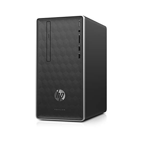 에이치피 HP 590-p0033w Pavilion Desktop i3-8100 3.6GHz 4GB RAM 1TB HDD Win 10 Home Ash Silver