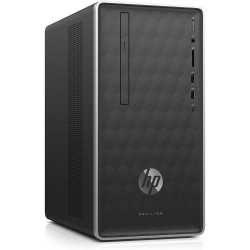 에이치피 HP 590-p0033w Pavilion Desktop i3-8100 3.6GHz 4GB RAM 1TB HDD Win 10 Home Ash Silver