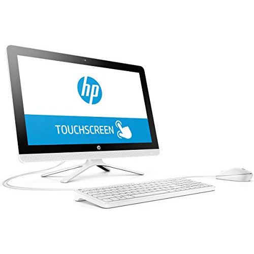에이치피 2019 HP All-in-One 21.5 FHD Touchscreen High Performance Desktop PC, Intel Pentium Quad-Core Processor 4GB RAM 1TB HDD HDMI DVD WiFi Bluetooth Webcam Keyboard + Mouse Windows 10, S