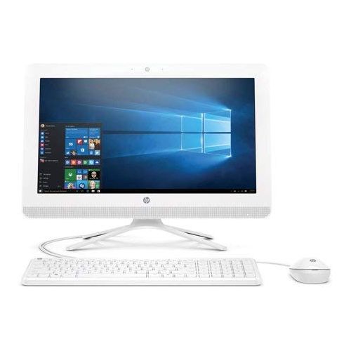 에이치피 2018 HP All-in-One 19.5 HD+ Display High Performance Desktop PC, Intel Celeron J3060 Processor 4GB Memory 500GB Hard Drive DVD Drive Wired Keyboard + Mouse Windows 10 Home - Snow W