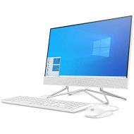 HP 24-inch All-in-One Desktop Computer, AMD Athlon Silver 3050U Processor, 16 GB RAM, 256 GB SSD, DVD-Writer, Windows 10 Home(White),w/ 9H HDMI Cable