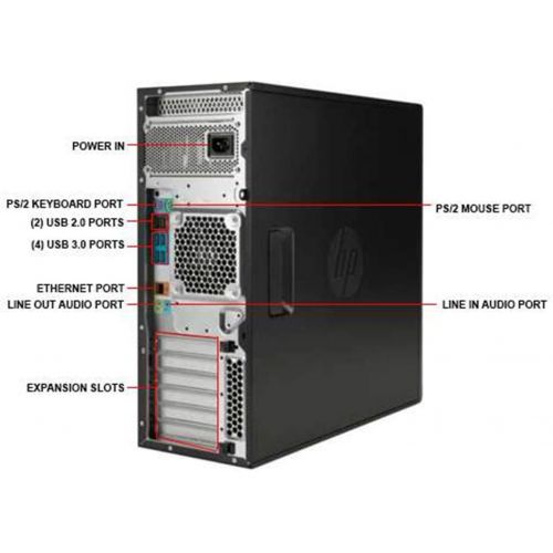 에이치피 2019 HP Workstation Z440 Business Desktop Computer, Intel Xeon E5-1607 v4 3.1GHz Quad-Core, 8GB DDR4 RAM, 1TB SSD, DVDRW, No Graphics Included, 8X USB 3.0, Keyboard & Mouse, Window