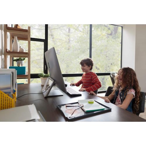 에이치피 HP Pavilion 24-b223w 23.8 All-in-One PC, Intel Core i3-7100T, 6GB Memory, 1TB Hard Drive, Wireless Keyboard and Mouse, Windows 10