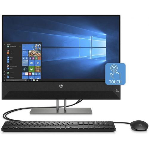 에이치피 HP Pavilion 24 Desktop 2TB SSD 64GB RAM Extreme (Intel Core i7-9700K Processor 3.60GHz Turbo to 4.90GHz, 64 GB RAM, 2 TB SSD, 24 Touchscreen FullHD, Win 10) PC Computer All-in-One