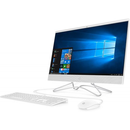 에이치피 HP 24-Inch All-in-One Computer, AMD A6-9225, 4GB RAM, 1TB Hard Drive, Windows 10 (24-f0030, White)