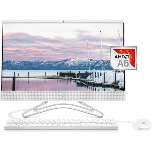 에이치피 HP 24-Inch All-in-One Computer, AMD A6-9225, 4GB RAM, 1TB Hard Drive, Windows 10 (24-f0030, White)