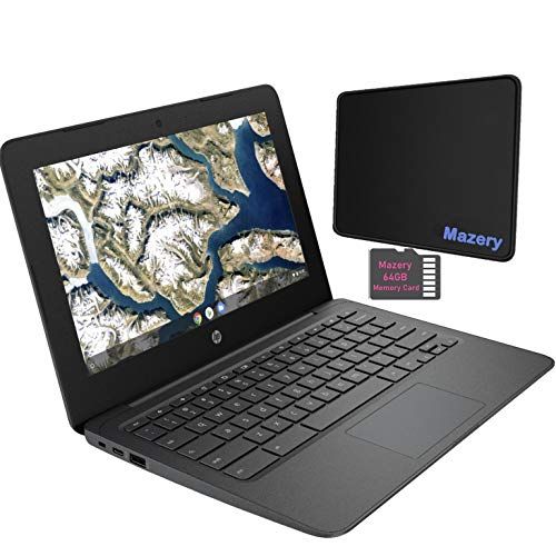 에이치피 HP Chromebook 11 Laptop Computer for Student Business Online Class/Remote Work, Intel Celeron N3350 up to 2.4GHz, 4GB DDR4, 32GB eMMC, Webcam, WiFi, Bluetooth, Chrome OS, Mazepoly