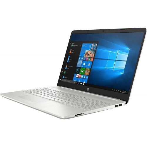 에이치피 HP Laptop, 15.6 HD Touchscreen, 10th Gen Intel Core i5-1035G1 Processor 1.0GHz to 3.6GHz, 12GB DDR4 Memory, 512GB PCIe SSD, Backlit Keyboard, HDMI, Windows 10 Home, Silver, KKE Mou