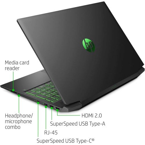 에이치피 2020 HP Pavillion 16.1 FHD 144Hz IPS Gaming Laptop Intel Core i5-10300H 16GB RAM 512GB PCIe SSD NVIDIA GTX 1660Ti Backlit Keyboard Windows 10 + Mouse Pad Bundled