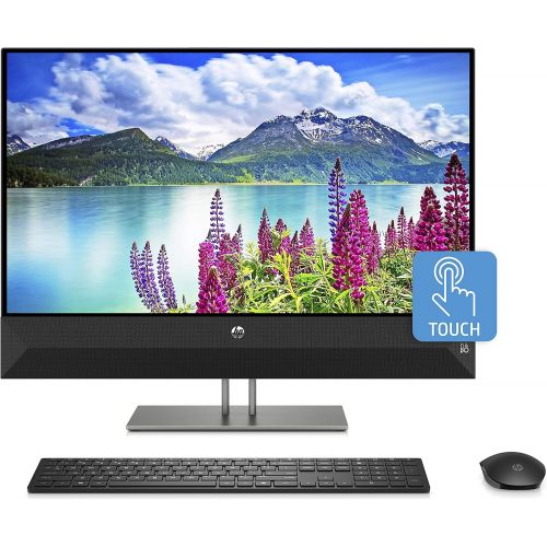 에이치피 HP Pavilion 24 All-in-One PC 23.8 Touchscreen, Intel Core i5-8400T, Intel UHD Graphics 630, 1TB HDD + 16GB Optane memory, 4GB SDRAM, Wireless Mouse and Keyboard, FHD Privacy Webcam