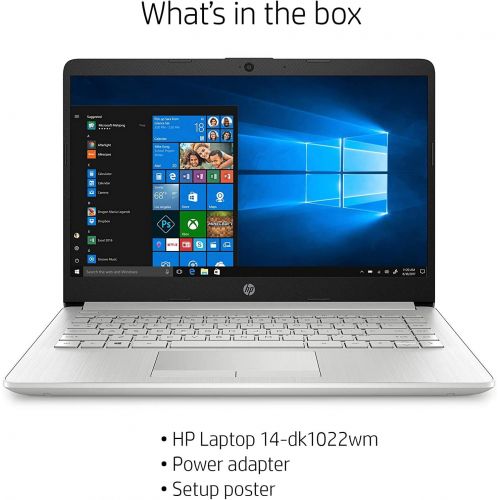 에이치피 HP 14 HD SVA Micro-Edge WLED-Backlit Laptop PC, AMD Ryzen 3 3200U up to 3.5 GHz, 8GB DDR4, 512GB SSD, AMD Radeon Vega 3 Graphics, HDMI, Windows 10 S, Google Classroom Compatible, T