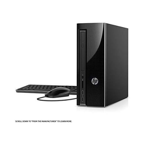 에이치피 2018 HP Slim 270 High Performance Desktop Tower, Intel Celeron G3930 Processor, 4GB DDR4 Memory, 500GB 7200RPM Hard Drive, DVD, WiFi, Bluetooth, Keyboard and Mouse, Windows 10