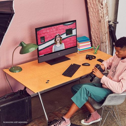 에이치피 HP ENVY 32 All-in-One PC, 9th Gen Intel Core i7-9700 Processor, 4K UHD monitor, NVIDIA GeForce RTX 2060 graphics (6 GB), 32 GB RAM, 32 GB Intel Optane, 1 TB SSD, Windows 10 (32-a00