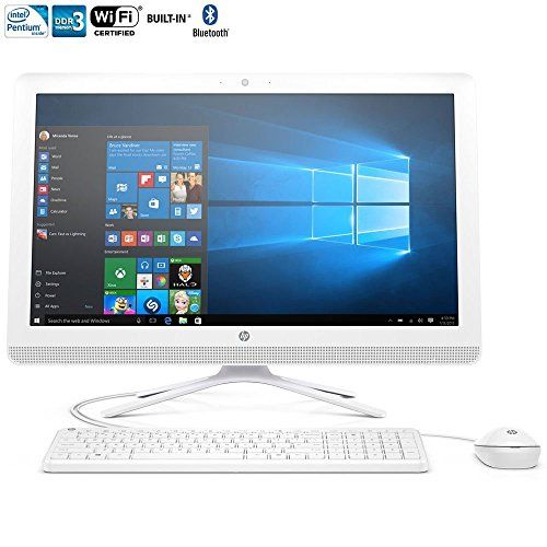 에이치피 HP 22-b016 All-in-One Desktop (Intel Pentium J3710, 4Gb Ram, 1Tb HDD) with Windows 10