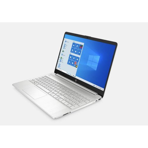 에이치피 HP 2021 Premium 15.6 HD Laptop Computer, 2 Core AMD Athlon Silver 3050U 2.3 GHz, 8GB RAM, 128GB SSD, Webcam, Bluetooth, Wi-Fi, HDMI, Windows 10 S, Silver, Wireless Mouse, Sleeve, R