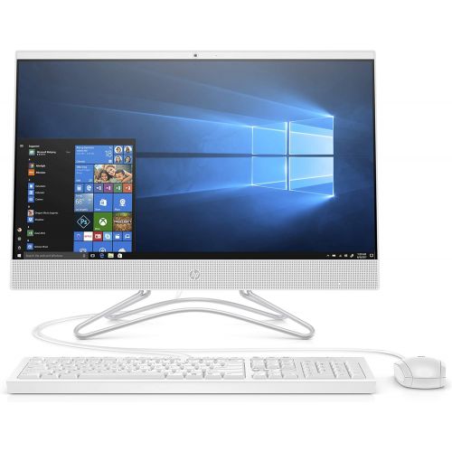 에이치피 HP 24-Inch All-in-One Computer, AMD Ryzen 3 3200U Processor, 8 GB RAM, 1 TB Hard Drive, Windows 10 Home (24-f1030, White)