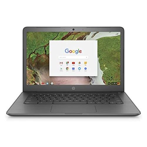 에이치피 HP Chromebook 14-inch Laptop with 180-Degree Hinge, Intel Celeron N3350 Processor, 4 GB RAM, 16 GB eMMC Storage, Chrome OS (14-ca020nr, Gray)