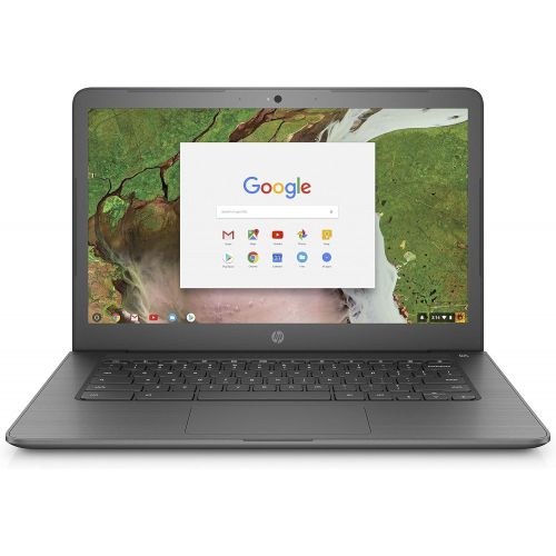 에이치피 HP Chromebook 14-inch Laptop with 180-Degree Hinge, Intel Celeron N3350 Processor, 4 GB RAM, 16 GB eMMC Storage, Chrome OS (14-ca020nr, Gray)