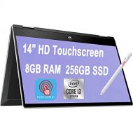 HP Pavilion X360 2 in 1 Laptop 14?HD Touchscreen Display 10th Gen Intel Core i3-1005G1 (Beats i5-7200U) 8GB DDR4 256GB SSD B&O Audio Webcam HDMI Win 10 + Pen