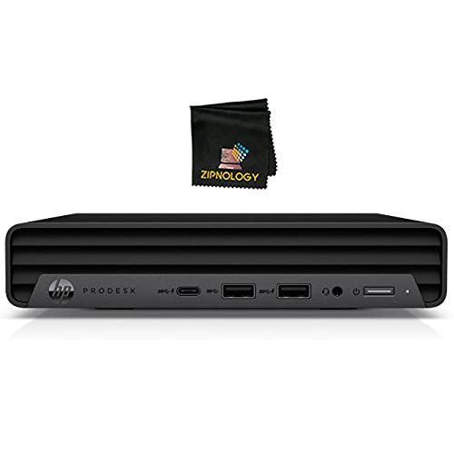 에이치피 HP ProDesk 600 G6 - Desktop Mini PC - Intel Core i5-10500T - 256GB SSD - 16GB DDR4 - Intel UHD Graphics 630 - Windows 10 + Zipnology Screen Cleaning Cloth Bundle - New