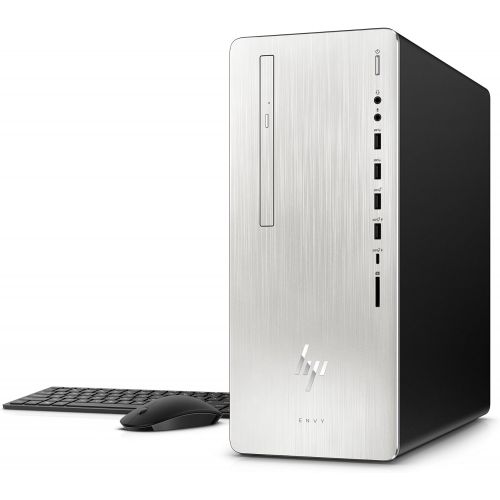 에이치피 HP Envy Desktop Computer, Intel Core i7-8700, NVIDIA GeForce GTX 1060, 16GB RAM, 2TB Hard Drive, 256GB SSD, Windows 10 (795-0050, Silver)