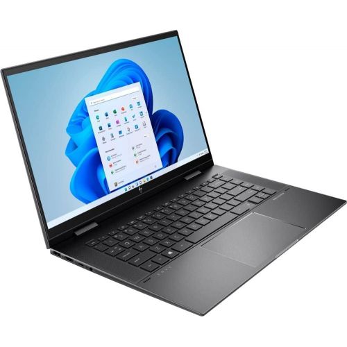 에이치피 HP Envy X360 2-in-1 15.6 Inch FHD Touchscreen Laptop, AMD Six-Core Ryzen 5 5500U (Beat i7-7500U), 16GB RAM, 512GB PCIe SSD, Backlit Keyboard, Fingerprint Reader, HDMI, Windows 10