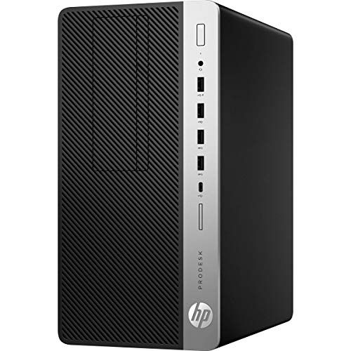 에이치피 HP Business Desktop ProDesk 600 G3 Desktop Computer - Intel Core i5 (7th Gen) i5-7500 3.40 GHz - 8 GB DDR4 SDRAM - 1 TB HDD - Windows 10 Pro 64-bit - Micro Tower - Jet Black - DVD-