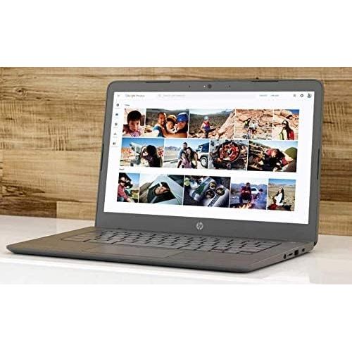에이치피 Newest HP Chromebook 14 HD Touchscreen Remote Meeting Education Students Laptop (Intel Celeron N3350, 4GB RAM, 32GB eMMC Storage) Webcam, Wi-Fi, Bluetooth, Type-C, Chrome OS + IST