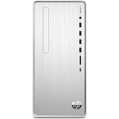 에이치피 HP Pavilion Desktop Computer, AMD Ryzen 5 3400G, 12GB RAM, 512 GB SSD, Windows 10 (TP01-0040, Silver)
