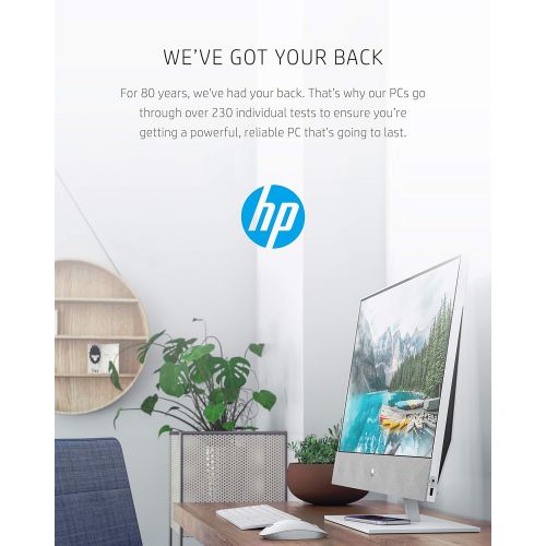 에이치피 HP 24 Pavilion All-in-One PC, 10th Gen Intel i7-10700T Processor, 16 GB RAM, Dual Storage 512 GB SSD and 1TB HDD, Full HD IPS 24 inch Touchscreen, Windows 10 Home, Keyboard and Mou