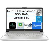 2021 Newest HP 15.6 HD Touchscreen LaptopComputer, Intel 10th Gen i3-1005G1(Up to 3.4GHz), 8GB DDR4 RAM, 256GB SSD, Webcam, Bluetooth, Wi-Fi, HDMI, Type-C, Windows 10 S+AllyFlex Mo