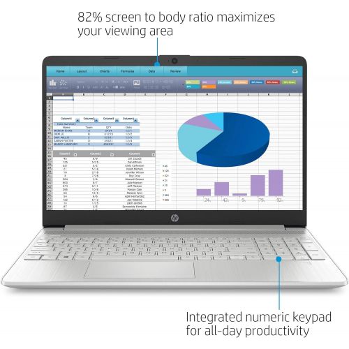 에이치피 2021 Newest HP 15.6 HD Touchscreen LaptopComputer, Intel 10th Gen i3-1005G1(Up to 3.4GHz), 8GB DDR4 RAM, 256GB SSD, Webcam, Bluetooth, Wi-Fi, HDMI, Type-C, Windows 10 S+AllyFlex Mo