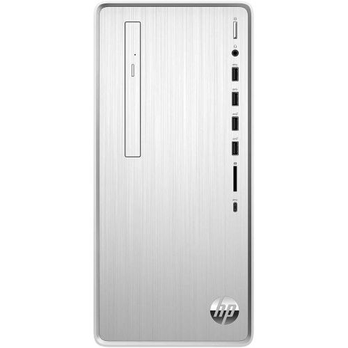 에이치피 2022 Newest HP Pavilion Desktop, 11th Gen Intel Core i7-11700F 8-Core Processor, AMD Radeon RX 550 Graphics, 64GB RAM, 2TB SSD + 8TB HDD, DVD, HDMI, DisplayPort, DVI, Wi-Fi, Window