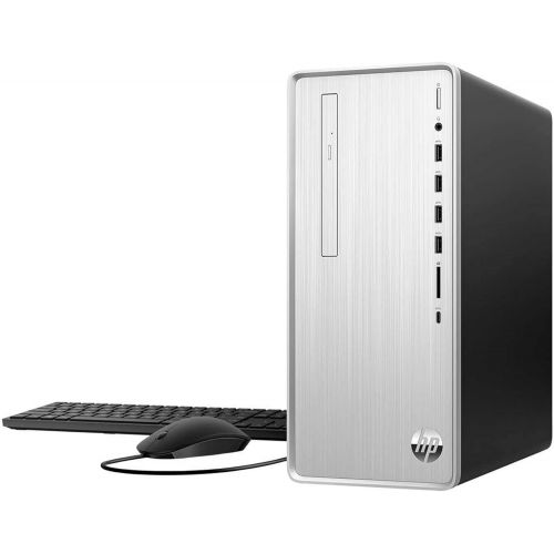 에이치피 2022 Newest HP Pavilion Desktop, 11th Gen Intel Core i7-11700F 8-Core Processor, AMD Radeon RX 550 Graphics, 64GB RAM, 2TB SSD + 8TB HDD, DVD, HDMI, DisplayPort, DVI, Wi-Fi, Window