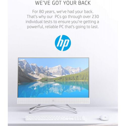 에이치피 HP 24 All-in-One PC, 11th Gen Intel i7-1165G7 Processor, 16 GB RAM, 512 GB SSD Storage, Full HD 23.8” Touchscreen, Windows 10 Home, Remote Work Ready, Wireless Mouse and Keyboard (