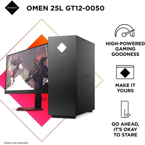 에이치피 2021 Newest HP OMEN 30L Gaming Desktop PC, AMD 8-Core Ryzen 7 5800X(Up to 4.7GHz), GeForce RTX 3060 Ti, HyperX 16 GB RAM, 1TB SSD+1TB HDD, Windows 10, 750W PSU, Liquid Cooling, RGB