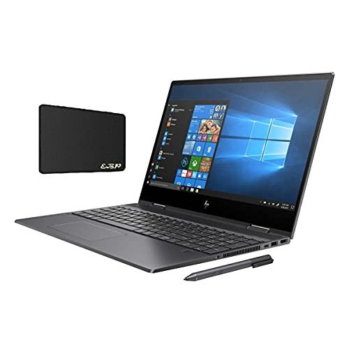 에이치피 HP Envy x360 15.6 inch Full HD 1080P IPS Touchscreen 2-in-1 Premium Convertible Laptop PC, AMD Octa-core Ryzen 7 4700U, Backlit Keyboard, HP Digital Pen w/EBP Mouse Pad (8GB RAM 51