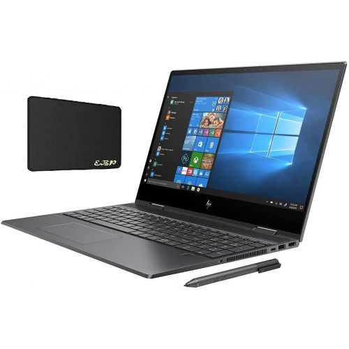 에이치피 HP Envy x360 15.6 inch Full HD 1080P IPS Touchscreen 2-in-1 Premium Convertible Laptop PC, AMD Octa-core Ryzen 7 4700U, Backlit Keyboard, HP Digital Pen w/EBP Mouse Pad (8GB RAM 51