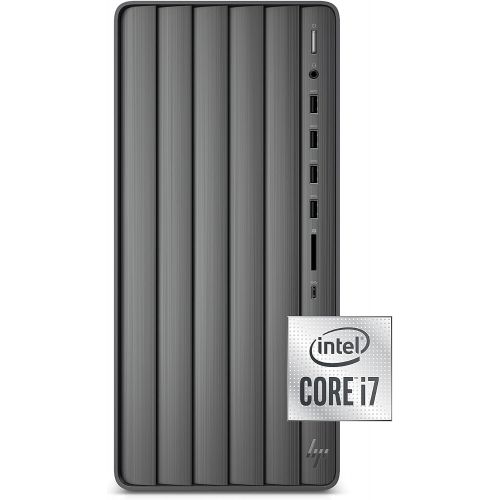 에이치피 HP ENVY Desktop Computer, Intel Core i7-10700, 16 GB RAM, 1 TB Hard Drive & 512 GB SSD Storage, Windows 10 Pro (TE01-1022, 2020 Model)