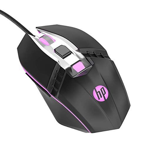 에이치피 HP RGB Wired Gaming Mouse, Adjustable DPI, Programmable Buttons with Breathing Light, Ergonomic Design USB Computer Mice