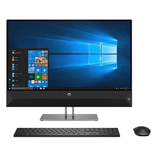 에이치피 HP Pavilion 27 Touch Desktop 2TB SSD 16GB RAM (Intel Core i7-8700K Processor 3.70GHz Turbo to 4.70GHz, 16 GB RAM, 2 TB SSD, 27-inch FullHD IPS Touchscreen, Win 10) PC Computer All-