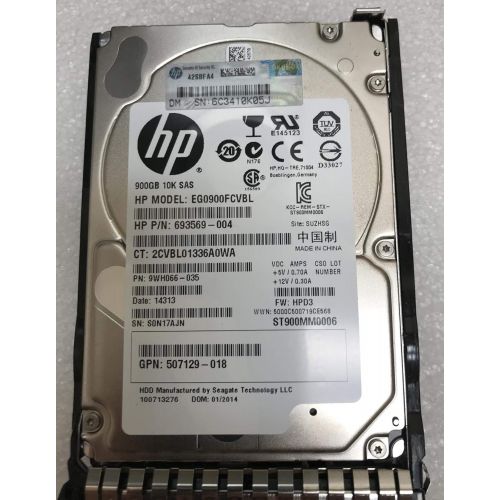 에이치피 HP 653971-001 - HP 900GB 6G SAS 10K SFF 2.5 SC HP HDD